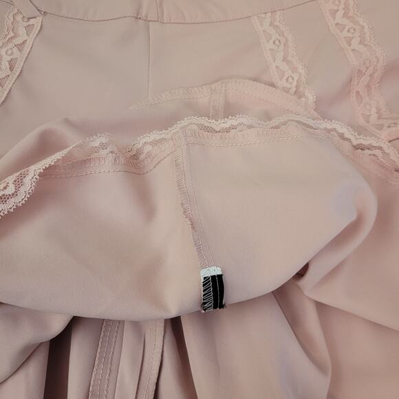 Pastel Blush Pink Mini Skirt Layered Ruffles Size XS/Small Cosplay Costume Girl - Picture 5 of 9
